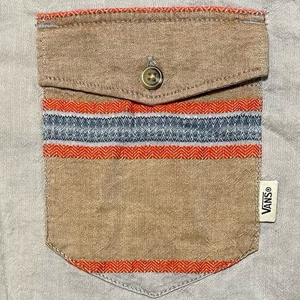 Vans vintage linen button down